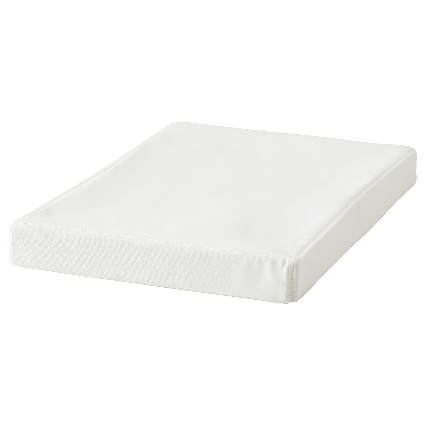 DRÖNA Lid, white textile, 26x19 cm
