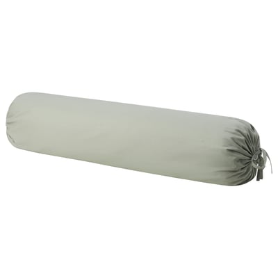 DVALA Bolster case, grey-green, 38x110 cm