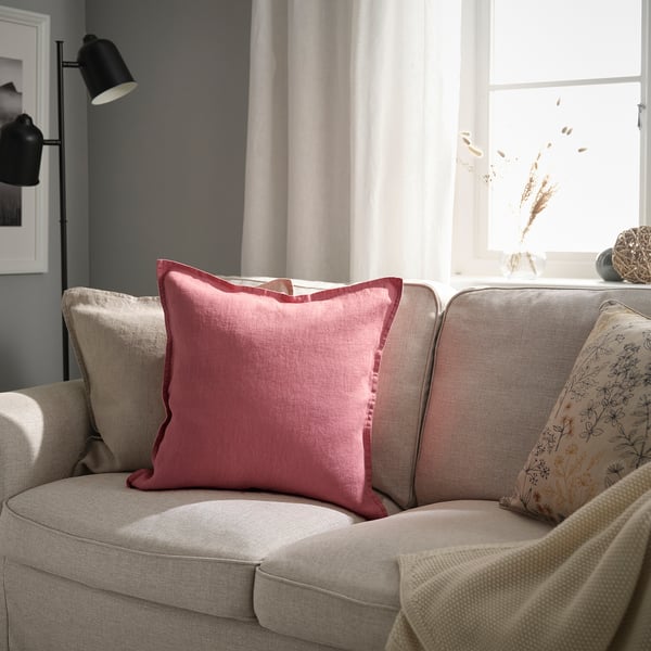 DYTÅG Cushion cover, pink, 50x50 cm