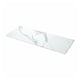 A white marble EKBACKEN worktop with grey veins. It is rectangular and sleek, perfect for a modern kitchen.