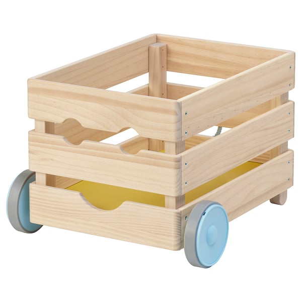 FLISAT Toy storage with wheels, 38x43x29 cm
