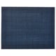 FLYGFISK mat: dark blue, rectangular, woven plastic.