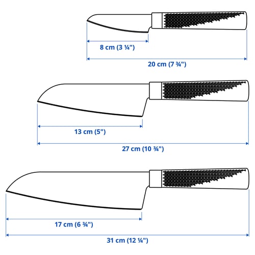 Illustration with measurements for the product: FÖRSLAG.
