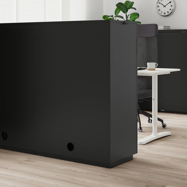 Modern office: GALANT cabinet with adjustable feet, lock, hook.