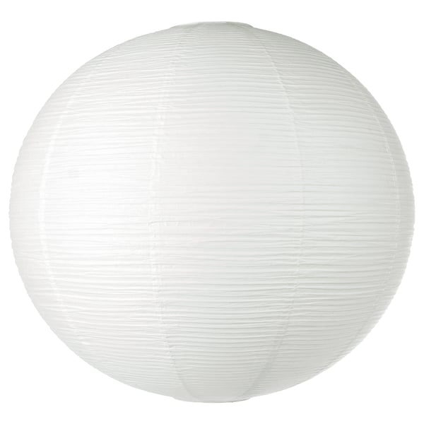 Spherical white paper lantern, handmade, traditionally designed with a modern touch.