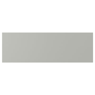 A grey, rectangular HAVSTORP kitchen cabinet door.