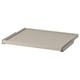 KOMPLEMENT beige pull-out tray, fiberboard, smooth edges, soft-close.