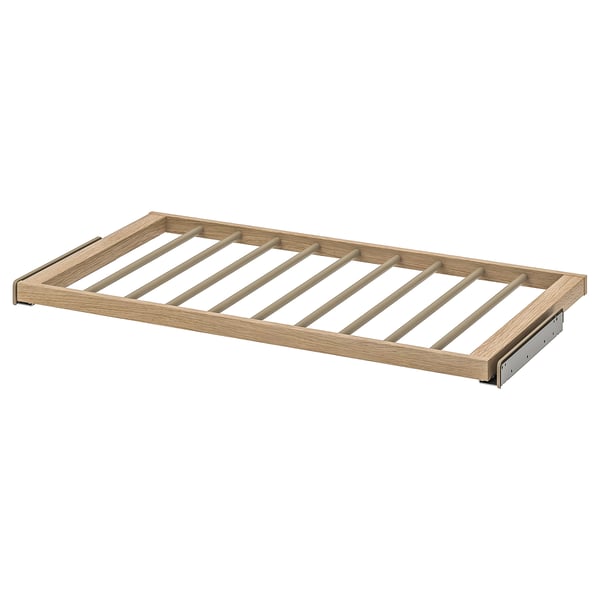 KOMPLEMENT trouser hanger - light brown, minimalist design