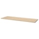 LAGKAPTEN shelf: light oak, rectangular, flat, simple design for wall or furniture use.