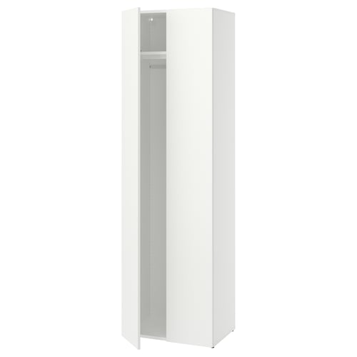 A white LASTARE upright storage cabinet with a minimalist design.