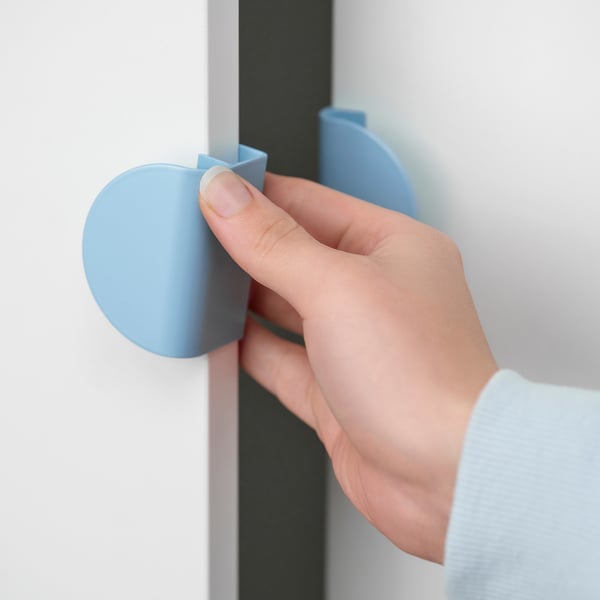 LATMASK Clip-on handle, blue, 60 mm 2 pieces