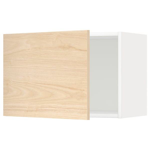 METOD kitchen cabinet with light ash door, rectangular, modern design.