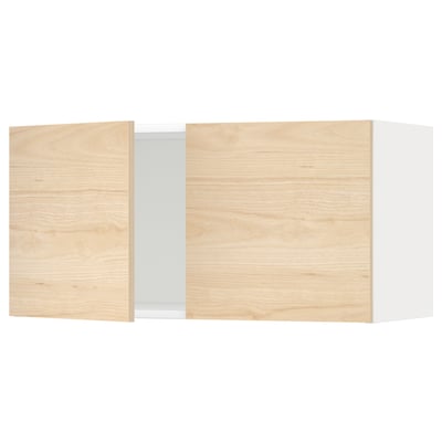 A light wooden cabinet.