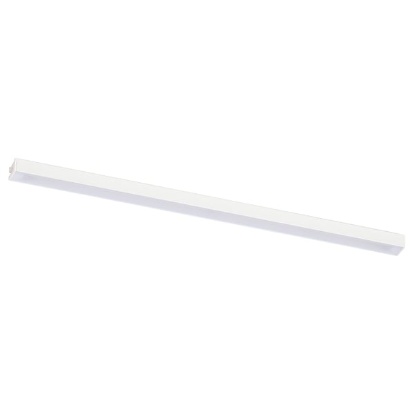 MITTLED, white, rectangular ceiling light, minimalist design, kitchen use.