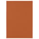 A rectangular, orange MORUM rug. Its texture is flat-woven, suitable for both indoor and outdoor use in moderate climates.