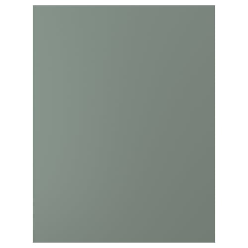 Greenish-grey NICKEBO kitchen panel, square shape, with smooth, uniform surface.