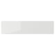 RINGHULT grey glossy kitchen drawer front, rectangular.