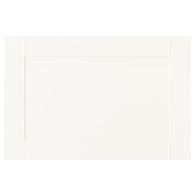 SANNIDAL Door with soft closing hinges, white, 60x40 cm
