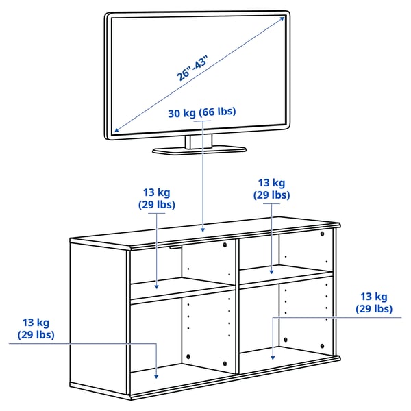 Illustration with measurements for the product: SKRUVBY.