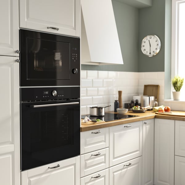 SPJUTBO Built-in microwave, Grill function IKEA 500/black