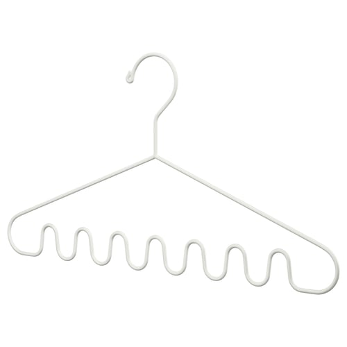 STAJLIG hanger, white, wire design, for accessories, space-saving.