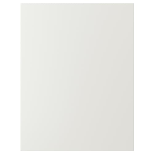 STENSUND white cover panel, rectangular, lacquered fiberboard, simple design.