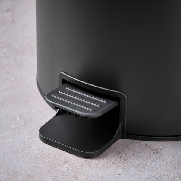 STENTRAPPA Pedal bin, anthracite, 9 l