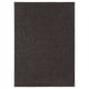 STOENSE soft, grey, rectangular rug. Dense pile, plush texture, sound dampening.