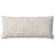 SVARTPOPPEL off-white cushion, textured cover, rectangular shape, soft with zip, recycled polyester.