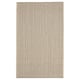 TIPHEDE rug: beige, cotton, rectangular, flatwoven grid pattern.