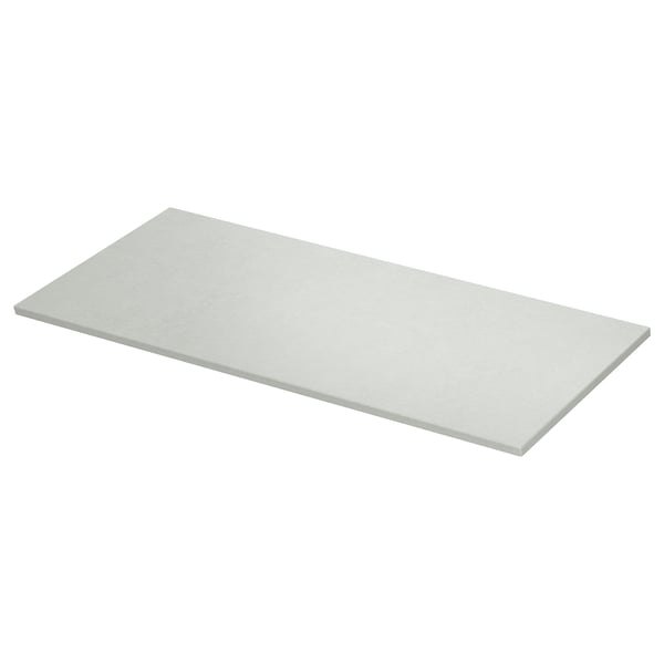 TOLKEN grey countertop, rectangular, stone effect, foil-covered fiberboard.
