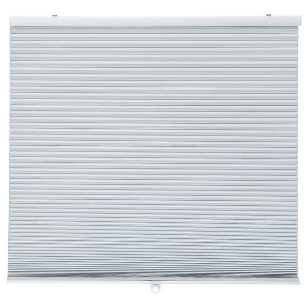 TRIPPEVALS light-blocking blind, white, cellular design, cordless, for safe and dark room.