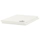 UTRUSTA shelf, white, melamine, easy-clean.