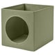 UTSÅDD Cat house, green, 33x38x33 cm