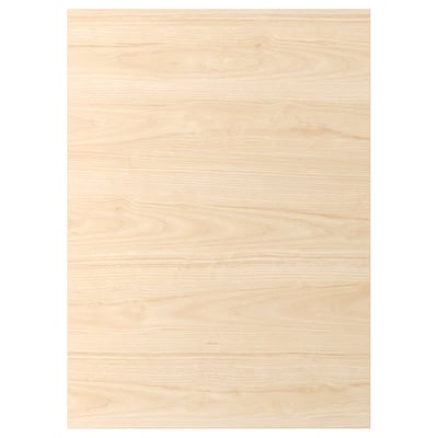 ASKERSUND ash wood-patterned panel, light brown, rectangular.