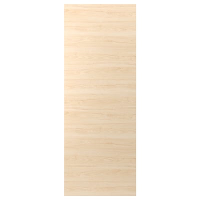 ASKERSUND door, light ash wood, rectangular, smooth.