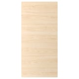 ASKERSUND door in light ash wood effect with grain pattern. Melamine finish. Rectangle shape.