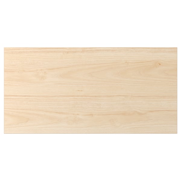 ASKERSUND drawer front: light ash wood texture, rectangular, sleek design.