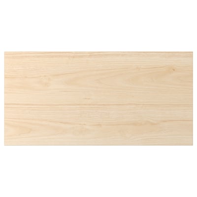 ASKERSUND drawer front: light ash wood texture, rectangular, sleek design.