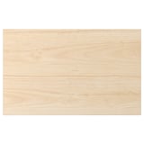 ASKERSUND light ash wood-front, rectangular, melamine surface.