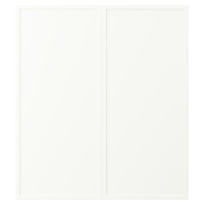 White ASPUDDEN cabinet, rectangular, modern minimalist design.
