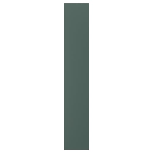 ASPUDDEN Cover panel, dark gray-green, 15x90 "
