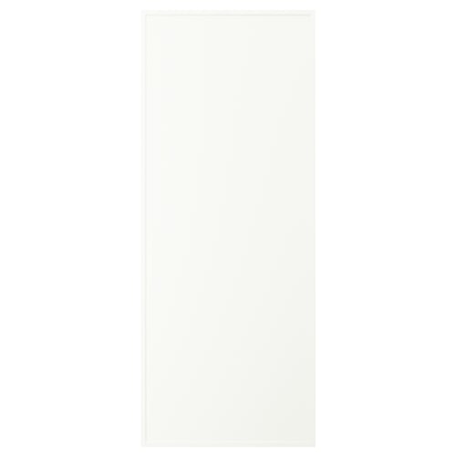 ASPUDDEN: white cabinet, rectangular, plastic edges, simple design.