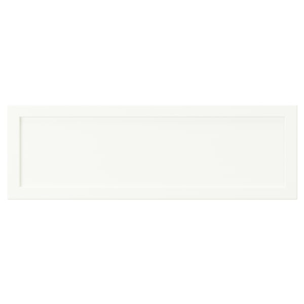 ASPUDDEN drawer, white, rectangular, simple design, plastic & particleboard.