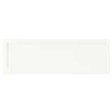 ASPUDDEN drawer, white, rectangular, simple design, plastic & particleboard.