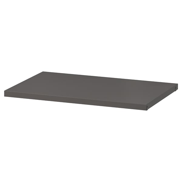 AURDAL shelf, dark grey, rectangular, flat surface.