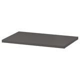 AURDAL shelf, dark grey, rectangular, flat surface.