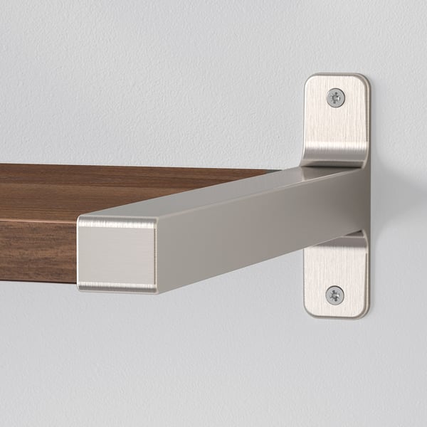 Modern wall shelf with sleek metal bracket. Premium materials, durable design.