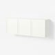 BESTÅ Wall-mounted cabinet combination, white/Pipmakare white, 70 7/8x16 1/2x25 1/4 "