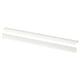 BILLSBRO kitchen handles - long, white, smooth, aluminium with powder coating.